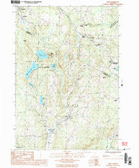 Cabot Vermont Historical topographic map, 1:24000 scale, 7.5 X 7.5 Minute, Year 1986