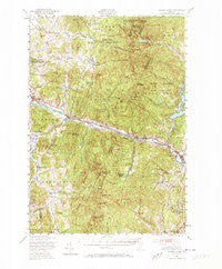 Camels Hump Vermont Historical topographic map, 1:62500 scale, 15 X 15 Minute, Year 1948