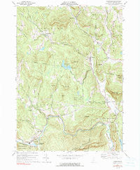 Cavendish Vermont Historical topographic map, 1:24000 scale, 7.5 X 7.5 Minute, Year 1972