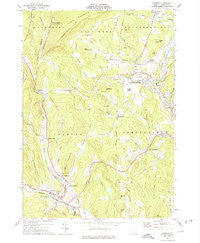 Chester Vermont Historical topographic map, 1:24000 scale, 7.5 X 7.5 Minute, Year 1972
