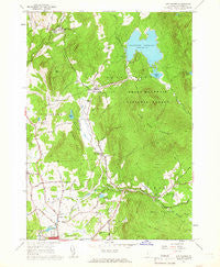 Chittenden Vermont Historical topographic map, 1:24000 scale, 7.5 X 7.5 Minute, Year 1961