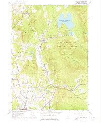 Chittenden Vermont Historical topographic map, 1:24000 scale, 7.5 X 7.5 Minute, Year 1961