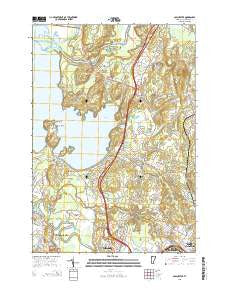 Colchester Vermont Current topographic map, 1:24000 scale, 7.5 X 7.5 Minute, Year 2015