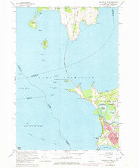 Colchester Point Vermont Historical topographic map, 1:24000 scale, 7.5 X 7.5 Minute, Year 1966