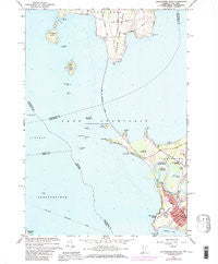 Colchester Point Vermont Historical topographic map, 1:24000 scale, 7.5 X 7.5 Minute, Year 1966