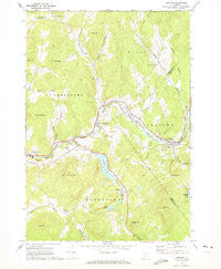 Concord Vermont Historical topographic map, 1:24000 scale, 7.5 X 7.5 Minute, Year 1967