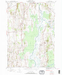 Cornwall Vermont Historical topographic map, 1:24000 scale, 7.5 X 7.5 Minute, Year 1943