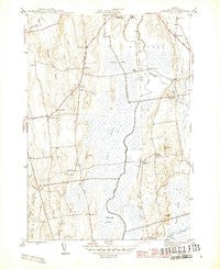 Cornwall Vermont Historical topographic map, 1:31680 scale, 7.5 X 7.5 Minute, Year 1943