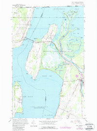 East Alburg Vermont Historical topographic map, 1:24000 scale, 7.5 X 7.5 Minute, Year 1964
