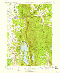 East Middlebury Vermont Historical topographic map, 1:24000 scale, 7.5 X 7.5 Minute, Year 1944