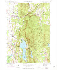 East Middlebury Vermont Historical topographic map, 1:24000 scale, 7.5 X 7.5 Minute, Year 1944