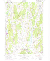 Essex Center Vermont Historical topographic map, 1:24000 scale, 7.5 X 7.5 Minute, Year 1948