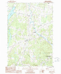 Fairfield Vermont Historical topographic map, 1:24000 scale, 7.5 X 7.5 Minute, Year 1986