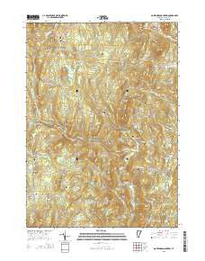 Governors Mountain Vermont Current topographic map, 1:24000 scale, 7.5 X 7.5 Minute, Year 2015
