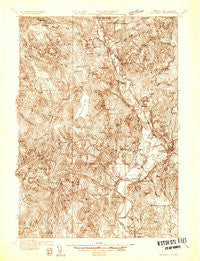 Guildhall Vermont Historical topographic map, 1:48000 scale, 15 X 15 Minute, Year 1933