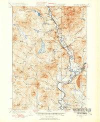 Guildhall Vermont Historical topographic map, 1:62500 scale, 15 X 15 Minute, Year 1933