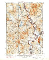 Guildhall Vermont Historical topographic map, 1:62500 scale, 15 X 15 Minute, Year 1937