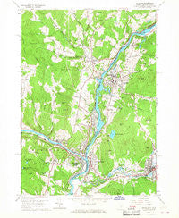 Hanover New Hampshire Historical topographic map, 1:24000 scale, 7.5 X 7.5 Minute, Year 1959