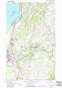Highgate Center Vermont Historical topographic map, 1:24000 scale, 7.5 X 7.5 Minute, Year 1964