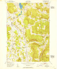 Hinesburg Vermont Historical topographic map, 1:24000 scale, 7.5 X 7.5 Minute, Year 1948