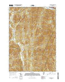 Huntington Vermont Current topographic map, 1:24000 scale, 7.5 X 7.5 Minute, Year 2015