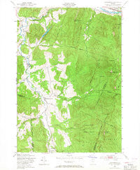 Huntington Vermont Historical topographic map, 1:24000 scale, 7.5 X 7.5 Minute, Year 1948