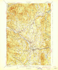 Hyde Park Vermont Historical topographic map, 1:62500 scale, 15 X 15 Minute, Year 1930