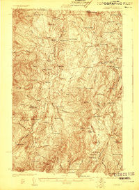 Irasburg Vermont Historical topographic map, 1:48000 scale, 15 X 15 Minute, Year 1923