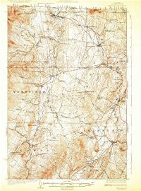 Irasburg Vermont Historical topographic map, 1:62500 scale, 15 X 15 Minute, Year 1925