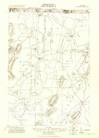 Irasburg Vermont Historical topographic map, 1:62500 scale, 15 X 15 Minute, Year 1920