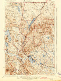 Island Pond Vermont Historical topographic map, 1:62500 scale, 15 X 15 Minute, Year 1926