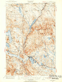Island Pond Vermont Historical topographic map, 1:62500 scale, 15 X 15 Minute, Year 1953