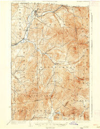 Jay Peak Vermont Historical topographic map, 1:62500 scale, 15 X 15 Minute, Year 1925