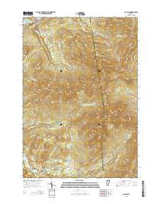 Jay Peak Vermont Current topographic map, 1:24000 scale, 7.5 X 7.5 Minute, Year 2015