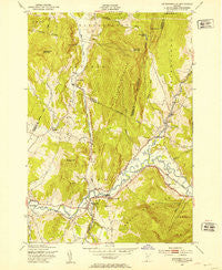 Jeffersonville Vermont Historical topographic map, 1:24000 scale, 7.5 X 7.5 Minute, Year 1948