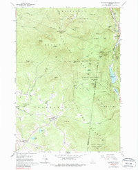 Killington Peak Vermont Historical topographic map, 1:24000 scale, 7.5 X 7.5 Minute, Year 1961