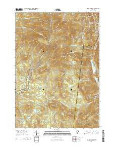 Killington Peak Vermont Current topographic map, 1:24000 scale, 7.5 X 7.5 Minute, Year 2015