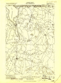 Lake Memphremagog Vermont Historical topographic map, 1:62500 scale, 15 X 15 Minute, Year 1919