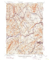 Littleton New Hampshire Historical topographic map, 1:62500 scale, 15 X 15 Minute, Year 1935