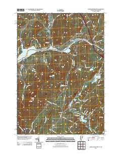 Lower Waterford Vermont Historical topographic map, 1:24000 scale, 7.5 X 7.5 Minute, Year 2012