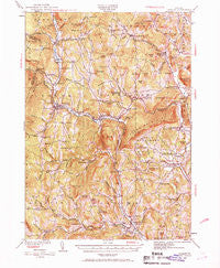 Ludlow Vermont Historical topographic map, 1:62500 scale, 15 X 15 Minute, Year 1929