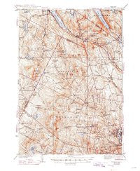 Lyndonville Vermont Historical topographic map, 1:62500 scale, 15 X 15 Minute, Year 1939