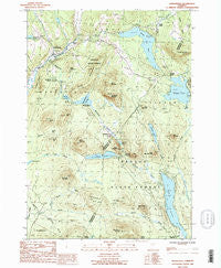 Marshfield Vermont Historical topographic map, 1:24000 scale, 7.5 X 7.5 Minute, Year 1986