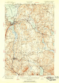 Memphremagog Vermont Historical topographic map, 1:62500 scale, 15 X 15 Minute, Year 1953
