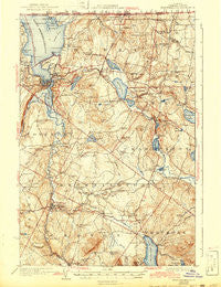 Memphremagog Vermont Historical topographic map, 1:62500 scale, 15 X 15 Minute, Year 1925