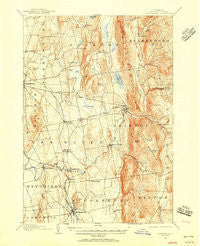 Middlebury Vermont Historical topographic map, 1:62500 scale, 15 X 15 Minute, Year 1903