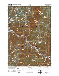 Middlesex Vermont Historical topographic map, 1:24000 scale, 7.5 X 7.5 Minute, Year 2012