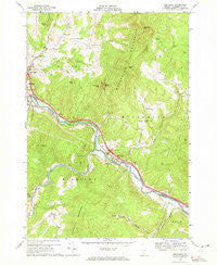 Middlesex Vermont Historical topographic map, 1:24000 scale, 7.5 X 7.5 Minute, Year 1968