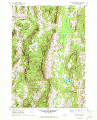 Middletown Springs Vermont Historical topographic map, 1:24000 scale, 7.5 X 7.5 Minute, Year 1967