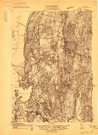 Milton Vermont Historical topographic map, 1:48000 scale, 15 X 15 Minute, Year 1913